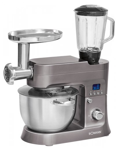 KM 1395 CB Küchenmaschine titan KM 1395 CB Küchenmaschine titan von Bomann