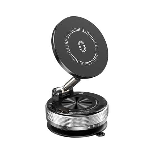 Bomefoi Vakuum Handyhalterung - Vakuum Magnetisch Handy Halterung | 360° Drehbar Und Zusammenklappbar, Universelles Autozubehör Für Alle Fahrzeugtypen Bomefoi Vakuum Handyhalterung - Vakuum Magnetisch Handy Halterung | 360° Drehbar Und Zusammenklappbar, Universelles Autozubehör Für Alle Fahrzeugtypen von Bomefoi