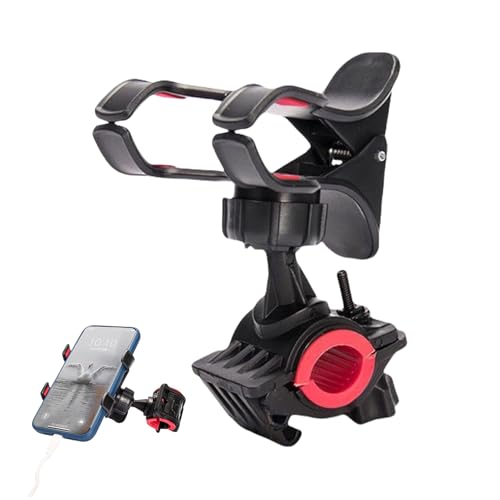BommFu Fahrrad Handyhalter | Smartphone Halterung Für Fahrradlenker | 360-Grad Drehbare Smartphone-Halterung Für E-Scooter Motorrad Outdoor Navigation BommFu Fahrrad Handyhalter | Smartphone Halterung Für Fahrradlenker | 360-Grad Drehbare Smartphone-Halterung Für E-Scooter Motorrad Outdoor Navigation von BommFu