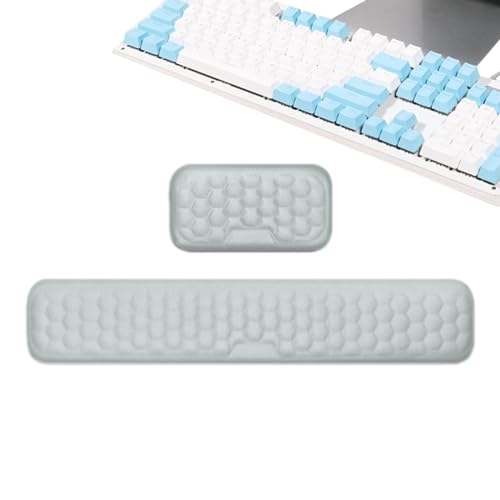 BommFu Tastatur-Handgelenkauflage,Tastatur-Handgelenkauflage | 2 Stück bequeme Handgelenkauflage aus Memory-Schaum - Ergonomische Spiel-Handgelenkauflage, rutschfeste niedliche Tastaturauflage, von BommFu