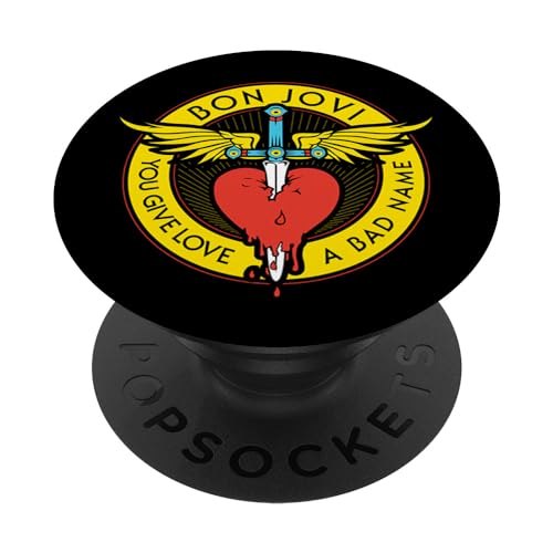 PopSocket : PopGrip Bon Jovi You Give Love a Bad Name PopSockets mit austauschbarem PopGrip von Bon Jovi