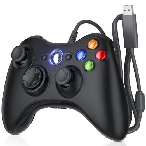 Bonacell Wired Controller für Xbox 360 PC Controller mit Dual Vibration Gamepad Joystick für Xbox 360/PC Windows 7/8/10 von Bonacell
