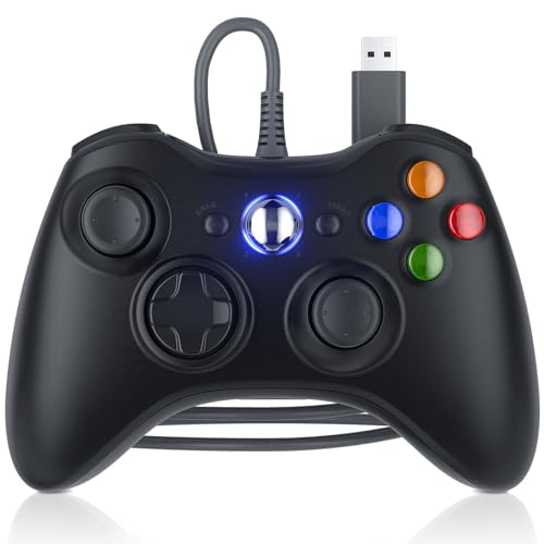 Bonacell Wired Controller für Xbox 360 PC Controller mit Dual Vibration Gamepad Joystick für Xbox 360/PC Windows von Bonacell