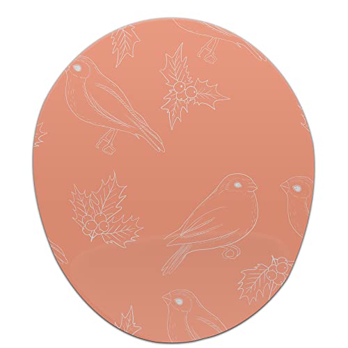 Bonamaison, Ergonomisches Mauspad mit Handgelenkauflage, Digital Bedruckt Mauspad Anti-Sehnenscheide Probleme, rutschfeste Unterseite, für Büro und Zuhause, Größe: 20x23 cm von Bonamaison