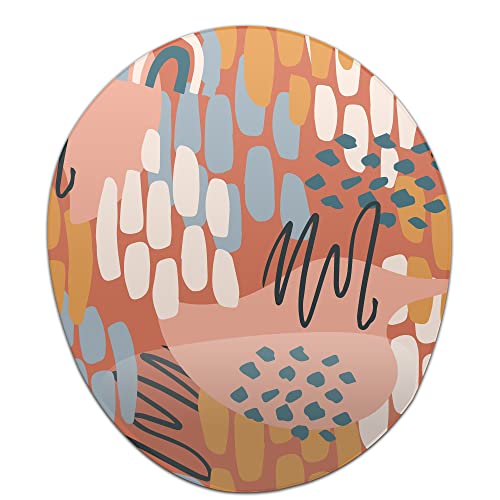 Bonamaison, Ergonomisches Mauspad mit Handgelenkauflage, Digital Bedruckt Mauspad Anti-Sehnenscheide Probleme, rutschfeste Unterseite, für Büro und Zuhause, Größe: 20x23 cm von Bonamaison