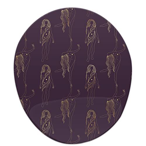 Bonamaison, Ergonomisches Mauspad mit Handgelenkauflage, Digital Bedruckt Mauspad Anti-Sehnenscheide Probleme, rutschfeste Unterseite, für Büro und Zuhause, Größe: 20x23 cm von Bonamaison