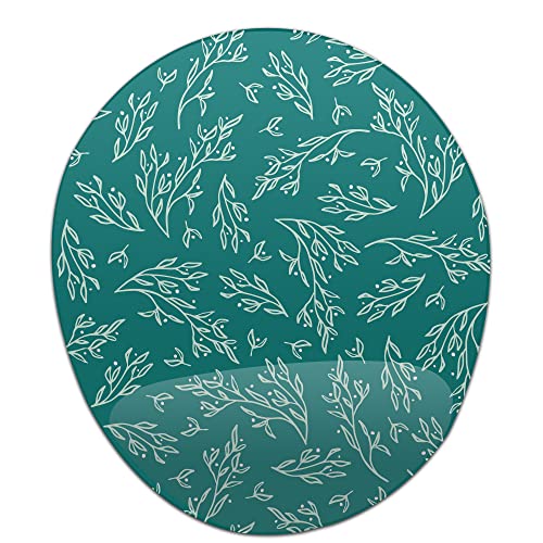 Bonamaison, Ergonomisches Mauspad mit Handgelenkauflage, Digital Bedruckt Mauspad Anti-Sehnenscheide Probleme, rutschfeste Unterseite, für Büro und Zuhause, Größe: 20x23 cm von Bonamaison