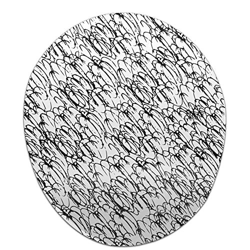 Bonamaison, Ergonomisches Mauspad mit Handgelenkauflage, Digital Bedruckt Mauspad Anti-Sehnenscheide Probleme, rutschfeste Unterseite, für Büro und Zuhause, Größe: 20x23 cm von Bonamaison