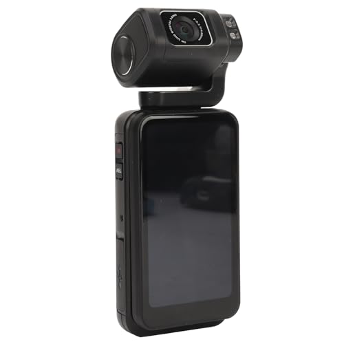 Bonbela 5K Videokamera Camcorder, 36MP WiFi Vlogging Camera 10x Digital Zoom Rotatable Touchscreen 120 Grad Weitwinkel 3250mAh Support Storage 64G von Bonbela