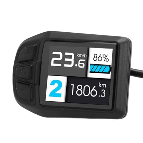 Elektrombike LCD Display Elektrik Fahrradsteuerungstafel TFT-Bildschirm ABS Material IP64 Wasserdicht 22,2 Mm Montagedurchmesser für E-Bike-E-Scooter Elektrombike LCD Display Elektrik Fahrradsteuerungstafel TFT-Bildschirm ABS Material IP64 Wasserdicht 22,2 Mm Montagedurchmesser für E-Bike-E-Scooter von Bonbela
