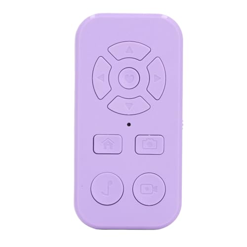 Für Tiktok Bluetooth Page Turner, Bluetooth -Fernbedienungs -Seite Turner 9 Tasten Smartphone Scrolling Rechargable Wireless Self Recording Video Clicker (Lila) von Bonbela