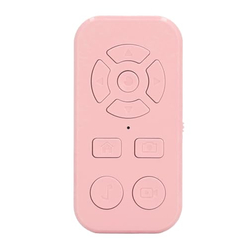 Für Tiktok Bluetooth Page Turner, Bluetooth -Fernbedienungs -Seite Turner 9 Tasten Smartphone Scrolling Rechargable Wireless Self Recording Video Clicker (Rosa) von Bonbela