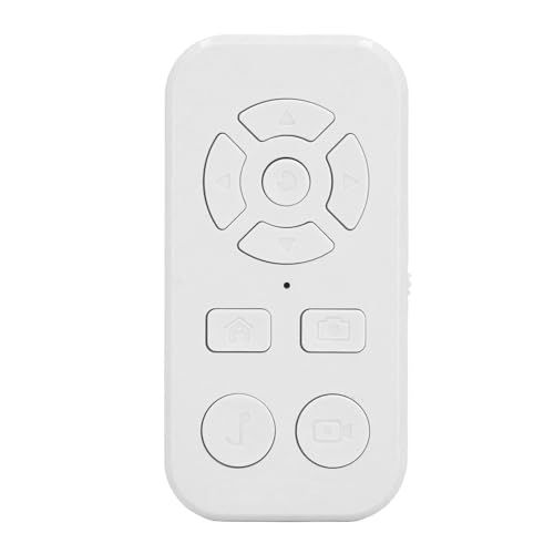Für Tiktok Bluetooth Page Turner, Bluetooth -Fernbedienungs -Seite Turner 9 Tasten Smartphone Scrolling Rechargable Wireless Self Recording Video Clicker (Weiß) von Bonbela