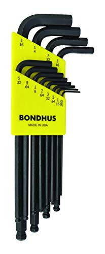 Bondhus 10936 LS Angle Screwdriver, Ball System Zoll, Yellow von Bondhus