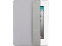 Bone Full Cover Schutzhülle aus TPU-Leder für iPad 2 weiß von BONE