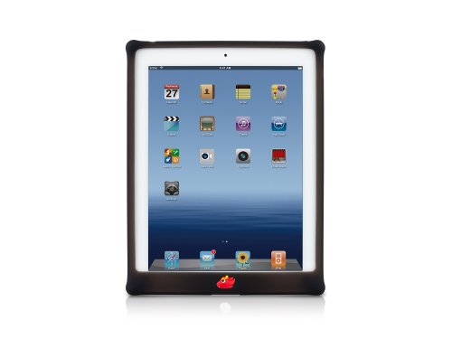 Bone – pa12021-bk – Bubble – Schutzhülle Silikon für New iPad – Schwarz von Bone