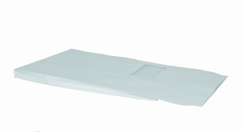Faltentasche mit Klotzboden C4 (324x229x20mm) haftklebend mit Fenster weiß 130g 200 Stück von bong