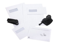 BONG Mailman - Briefumschlag - International C5 (162 x 229 mm) - Brieftasche - offene Seite - selbstklebend (Peel &amp  Seal) - bedruckbar - farbiges Innenfutter - weiß - Packung mit 500 Stück von Bong