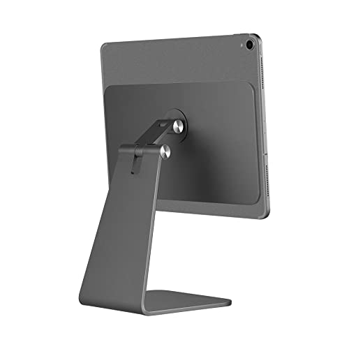 BongBingBoo iPad Pro Magnetische Ständer Advance, verstellbare, Halterung, Dockingstation (iPad Pro 12.9 Zoll 3./4./5./ Generation, Grau) von BongBingBoo