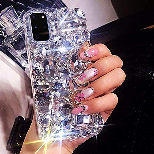 BONITEC Für Samsung Galaxy S20 Plus Hülle 3D Glitzer Sparkle Bling Case Luxus Glänzend Kristall Strass Diamant Bumper Clear Gems Schutzhülle Cover BONITEC Für Samsung Galaxy S20 Plus Hülle 3D Glitzer Sparkle Bling Case Luxus Glänzend Kristall Strass Diamant Bumper Clear Gems Schutzhülle Cover von Bonitec