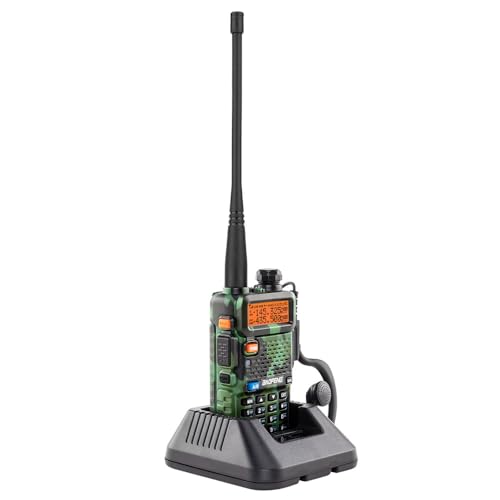 Bonnlo BF-UV5R Zweiwege Walkie Talkie USB 5.00W 1800mAh, Funkgerät mit integriertem USB-Ladekabel & Kopfhörer, Walkie Talkie Erwachsene mit großer Reichweite, 1 Stük, in Tarnfarbe Bonnlo BF-UV5R Zweiwege Walkie Talkie USB 5.00W 1800mAh, Funkgerät mit integriertem USB-Ladekabel & Kopfhörer, Walkie Talkie Erwachsene mit großer Reichweite, 1 Stük, in Tarnfarbe von Bonnlo
