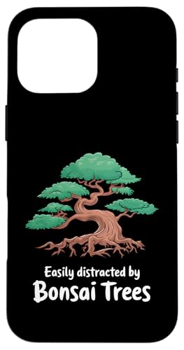 Leicht von Bonsai-Bäumen abgelenkt Hülle für iPhone 16 Pro Max Leicht von Bonsai-Bäumen abgelenkt Hülle für iPhone 16 Pro Max von Bonsai Plant Design