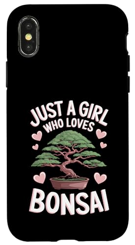 Nur ein Mädchen, das Bonsai-Bäume liebt Hülle für iPhone X/XS Nur ein Mädchen, das Bonsai-Bäume liebt Hülle für iPhone X/XS von Bonsai Plant Design