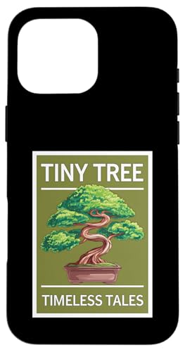 Tiny Tree Zeitlose Geschichten Hülle für iPhone 16 Pro Max von Bonsai Plant Design