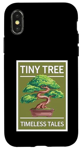 Tiny Tree Zeitlose Geschichten Hülle für iPhone X/XS Tiny Tree Zeitlose Geschichten Hülle für iPhone X/XS von Bonsai Plant Design