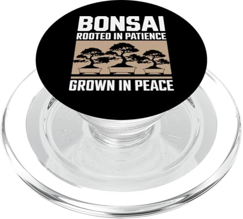Bonsai Rooted In Patience Grown In Peace PopSockets PopGrip für MagSafe Bonsai Rooted In Patience Grown In Peace PopSockets PopGrip für MagSafe von Bonsai Tree Japanische Geschenke & Kleidung