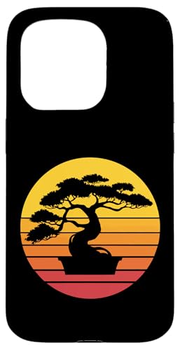 Bonsai Tree Sunset Hülle für iPhone 15 Pro von Bonsai Tree Japanische Geschenke & Kleidung