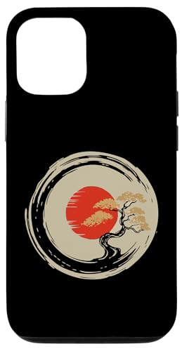 Bonsai Tree Zen Buddhist Enso Circle Hülle für iPhone 12/12 Pro von Bonsai Tree Japanische Geschenke & Kleidung