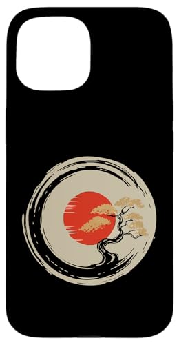 Bonsai Tree Zen Buddhist Enso Circle Hülle für iPhone 15 von Bonsai Tree Japanische Geschenke & Kleidung