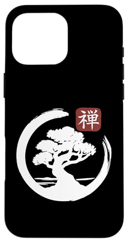 Bonsai Tree Zen Buddhist Enso Circle Hülle für iPhone 16 Pro Max von Bonsai Tree Japanische Geschenke & Kleidung