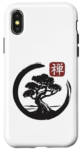 Bonsai Tree Zen Buddhist Enso Circle Hülle für iPhone X/XS von Bonsai Tree Japanische Geschenke & Kleidung
