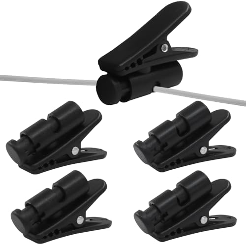 Bonsicoky 5 Stück Kopfhörer-Drahtklemmen – langlebige Kopfhörerkabel-Klemmhaken für 0,5–4 mm Drähte – halten Sie Ihre Kabel organisiert und sicher an der Kleidung Bonsicoky 5 Stück Kopfhörer-Drahtklemmen – langlebige Kopfhörerkabel-Klemmhaken für 0,5–4 mm Drähte – halten Sie Ihre Kabel organisiert und sicher an der Kleidung von Bonsicoky