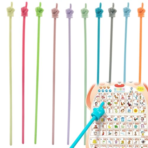Bonsicoky Fingerzeiger für das Klassenzimmer, lustige Lesewerkzeuge im Klassenzimmer, ansprechende Fingerzeiger-Sticks für Lehrer und Studenten, Macaron, 10 Stück Bonsicoky Fingerzeiger für das Klassenzimmer, lustige Lesewerkzeuge im Klassenzimmer, ansprechende Fingerzeiger-Sticks für Lehrer und Studenten, Macaron, 10 Stück von Bonsicoky