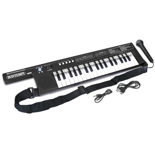 Bontempi | KeyRhythm - 37-Tasten-Keytar mit Schultergurt und Akku für unbegrenzte musikalische Freiheit Bontempi | KeyRhythm - 37-Tasten-Keytar mit Schultergurt und Akku für unbegrenzte musikalische Freiheit von Bontempi