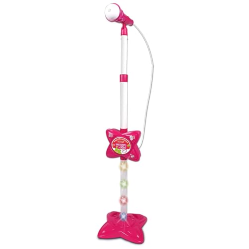 Bontempi | MP3Stage Mic - Bühnenmikrofon mit MP3-Anschluss für vielseitige Performance, Rose Blume, 200x200x1000 mm Bontempi | MP3Stage Mic - Bühnenmikrofon mit MP3-Anschluss für vielseitige Performance, Rose Blume, 200x200x1000 mm von Bontempi