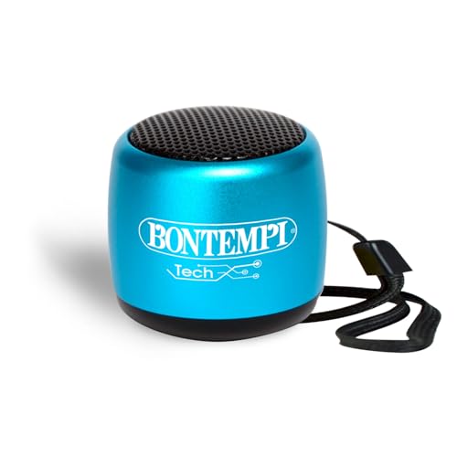 Bontempi | Mini Bluetooth Lautsprecher Blau, Einfache und Schnelle Drahtlose Verbindung, Ideal für Partys und Kinder, 300x200x195mm Bontempi | Mini Bluetooth Lautsprecher Blau, Einfache und Schnelle Drahtlose Verbindung, Ideal für Partys und Kinder, 300x200x195mm von Bontempi