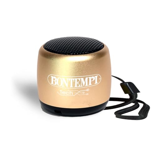 Bontempi | Mini Lautsprecher Wireless Farbe Gold, Einfache und Schnelle Drahtlose Verbindung, Ideal für Partys und Kinder, 300x200x195mm Bontempi | Mini Lautsprecher Wireless Farbe Gold, Einfache und Schnelle Drahtlose Verbindung, Ideal für Partys und Kinder, 300x200x195mm von Bontempi