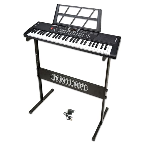 Bontempi | HarmonyLegs – Digitales Klaviertastatur, 54 Tasten, mit Tastaturablage und beleuchteten Tasten, perfekt für Spaß, 74,9 x 23,9 x 8,9 cm Bontempi | HarmonyLegs – Digitales Klaviertastatur, 54 Tasten, mit Tastaturablage und beleuchteten Tasten, perfekt für Spaß, 74,9 x 23,9 x 8,9 cm von Bontempi