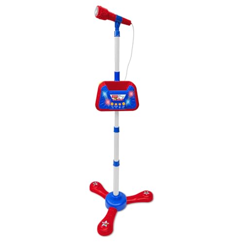 Bontempi | WirelessStage Mic Kabelloses Bühnenmikrofon für unbegrenzte Aufführungen, Blau, 360 x 360 x 1100 mm Bontempi | WirelessStage Mic Kabelloses Bühnenmikrofon für unbegrenzte Aufführungen, Blau, 360 x 360 x 1100 mm von Bontempi