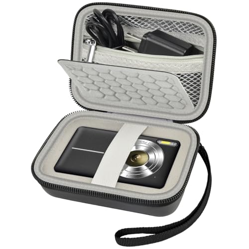 Digitalkameratasche für VOXPAN Digitalkamera für Anfänger, 8X Digital Zoom HD Digitalkamera Fotoapparat 21 MP 1080P HD 2,7 Zoll Foto Kompaktkamera, nur kleine Aufbewahrungsbox (Schwarz) von Boobowl