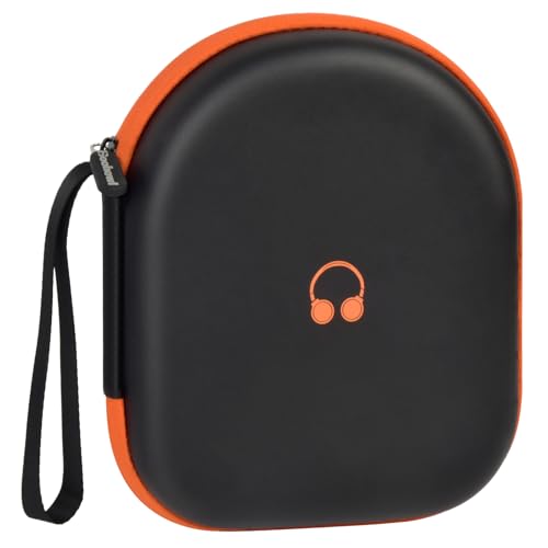 Kopfhörerhülle kompatibel mit JBL Tune 510BT/ für Sony WH-CH520/ 520BT/ T570BT/BK Drahtlose On-Ear Kopfhörer, Kopfhörer Bluetooth Schutztasche zum Laden Kabel- (Nur Box)- Schwarz von Boobowl