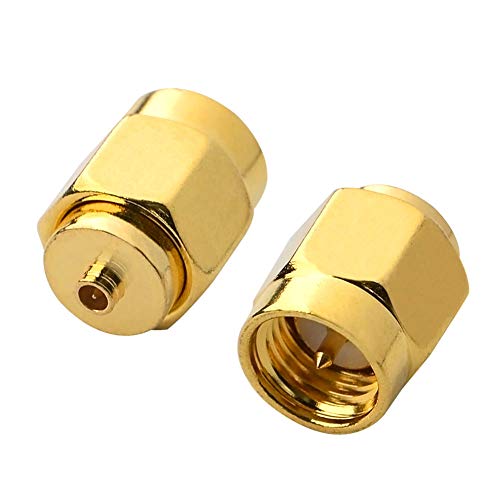 Boobrie Koaxialstecker SMA IPX Koaxialstecker SMA männlich auf U.FL/IPX männlich Adapter Koaxial SMA mit geringem Verlust für Antennen RF/PCI/Geräte LAN Wireless Radio WiFi 2 Stück von Boobrie