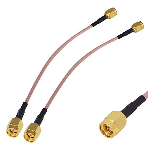 Boobrie RF Koax-Koaxialkabel SMA männlich auf SMA RG316 15 cm Kabel, 2 Stück von Boobrie