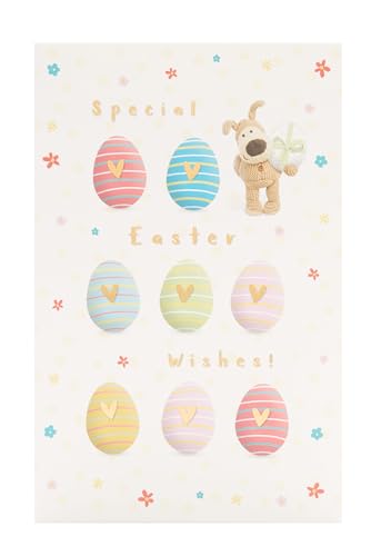 Boofle Osterwünsche, Eier-schöne Geschenke, Osterkarte, niedliche Grußkarte von Boofle