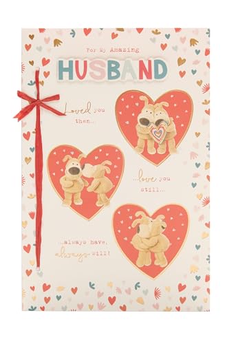 Boofle Valentinstagskarte für Ehemann – niedliches Design von Boofle