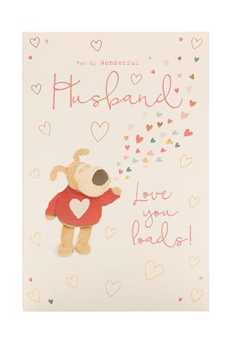 Boofle Valentinstagskarte für Ehemann – niedliches Design von Boofle